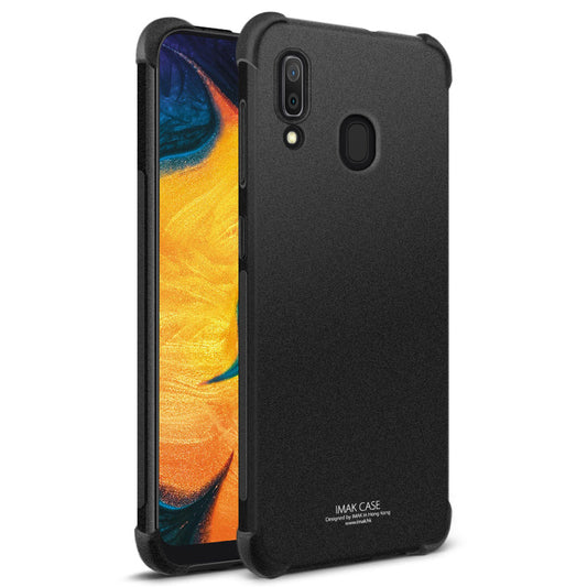 IMAK Silky Anti-drop Soft TPU Phone Case + Screen Protector Film for Samsung Galaxy A20/A30