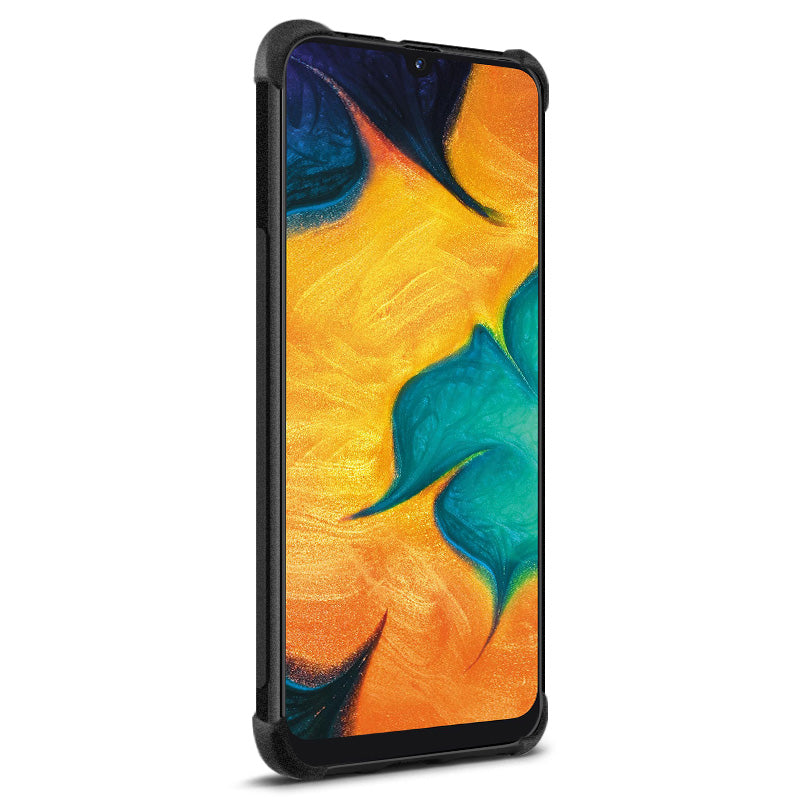 IMAK Silky Anti-drop Soft TPU Phone Case + Screen Protector Film for Samsung Galaxy A20/A30