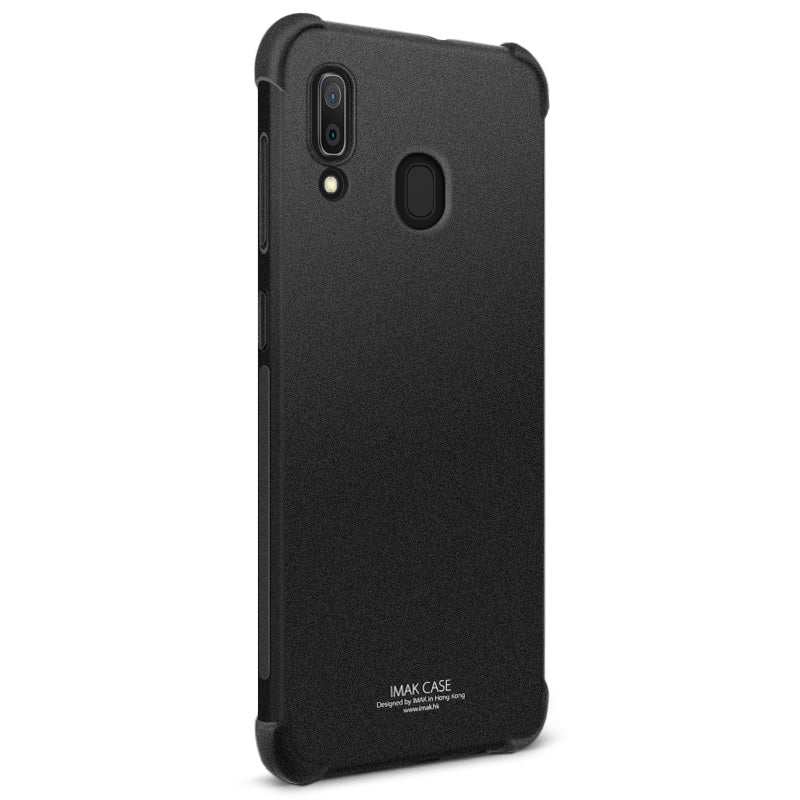 IMAK Silky Anti-drop Soft TPU Phone Case + Screen Protector Film for Samsung Galaxy A20/A30