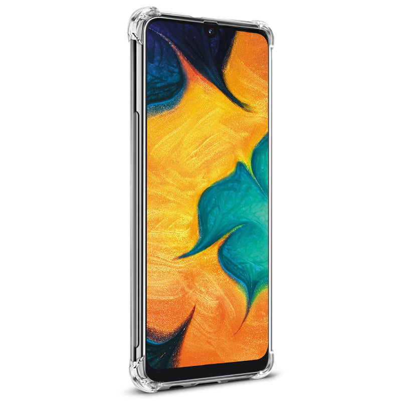 IMAK Silky Anti-drop Soft TPU Phone Case + Screen Protector Film for Samsung Galaxy A20/A30