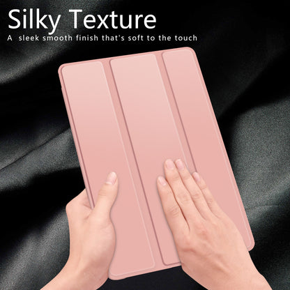 Silky Texture Tri-fold Leather Stand Case for Samsung Galaxy TAB A 10.1 (2019) SM-T510/SM-T515