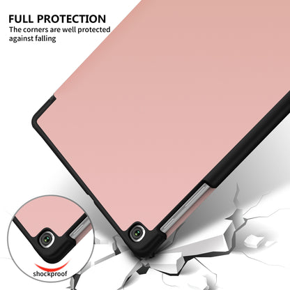 Silky Texture Tri-fold Leather Stand Case for Samsung Galaxy TAB A 10.1 (2019) SM-T510/SM-T515