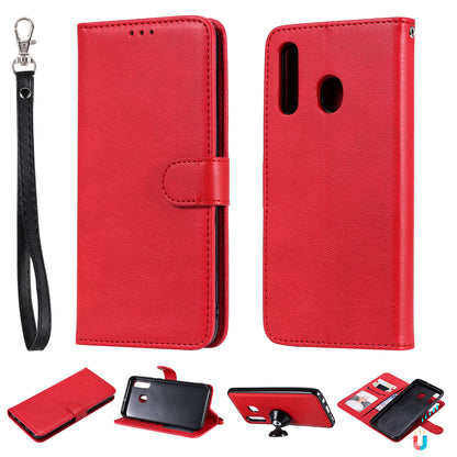 Magnetic KT Leather Series-3 Detachable 2-in-1 Wallet Leather Stand Case for Samsung Galaxy A50 / A30 / A20