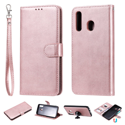 Magnetic KT Leather Series-3 Detachable 2-in-1 Wallet Leather Stand Case for Samsung Galaxy A50 / A30 / A20