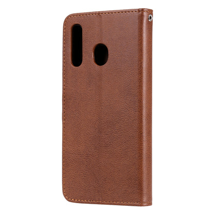 Magnetic KT Leather Series-3 Detachable 2-in-1 Wallet Leather Stand Case for Samsung Galaxy A50 / A30 / A20