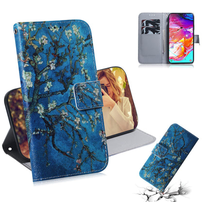 Patterned Leather Wallet Case for Samsung Galaxy A70