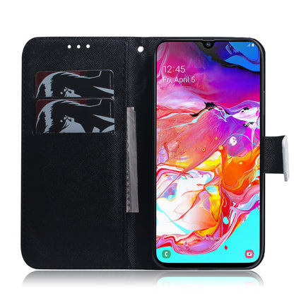 Patterned Leather Wallet Case for Samsung Galaxy A70