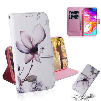 Patterned Leather Wallet Case for Samsung Galaxy A70