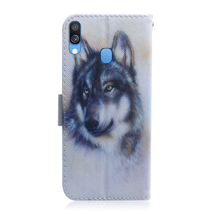 Patterned Leather Wallet Case for Samsung Galaxy A40