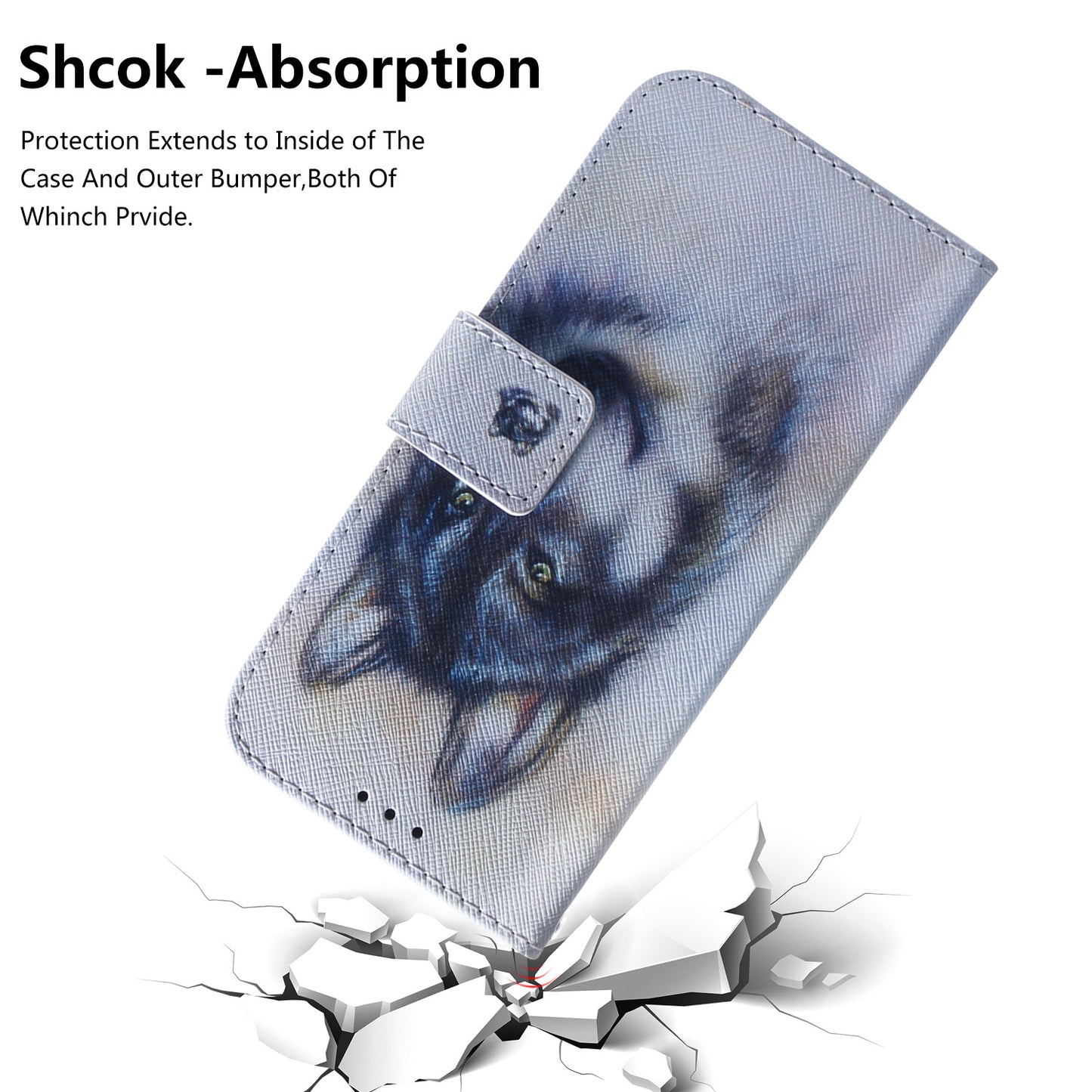 Patterned Leather Wallet Case for Samsung Galaxy A40