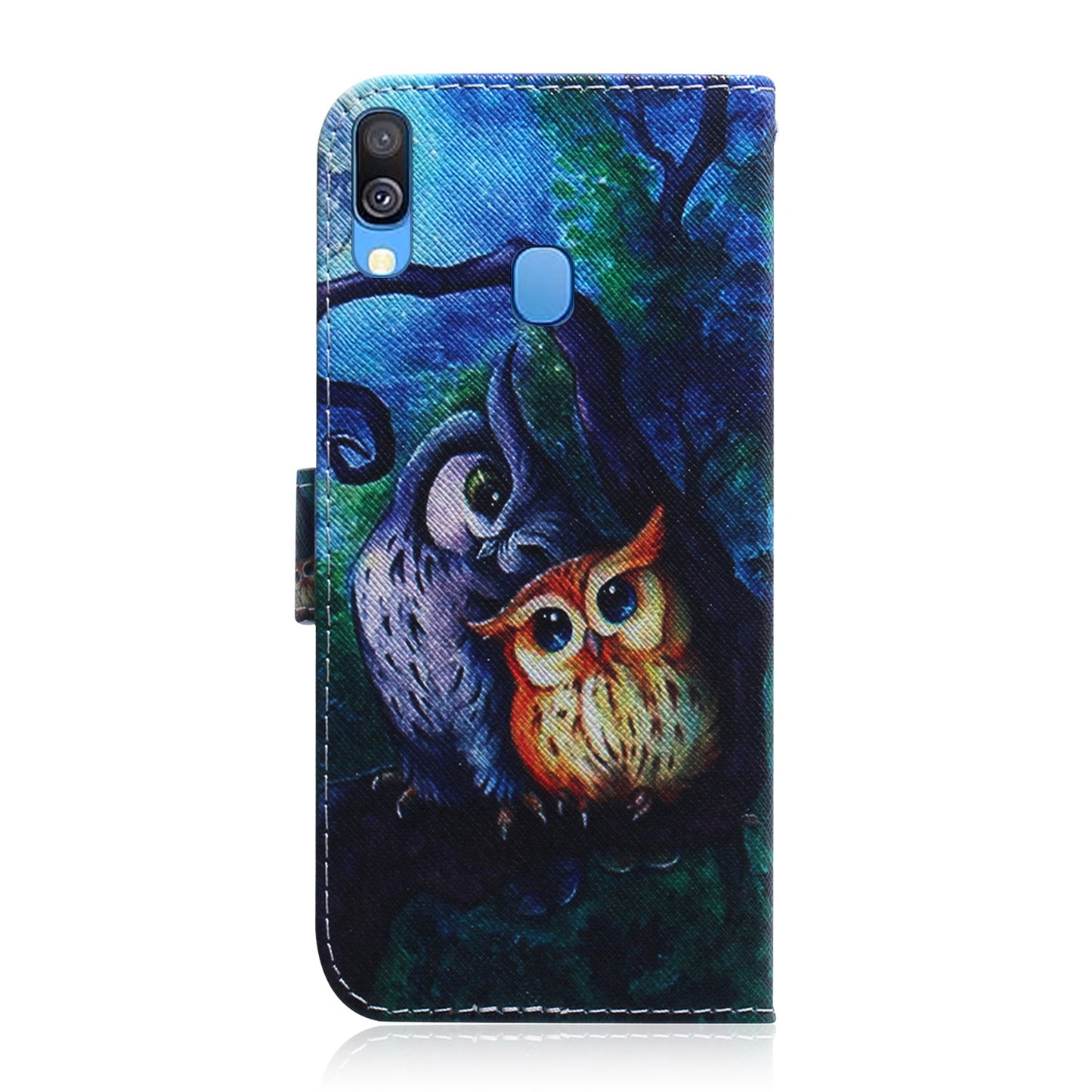 Patterned Leather Wallet Case for Samsung Galaxy A40
