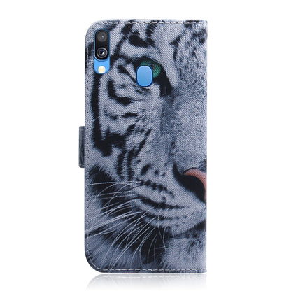 Patterned Leather Wallet Case for Samsung Galaxy A40