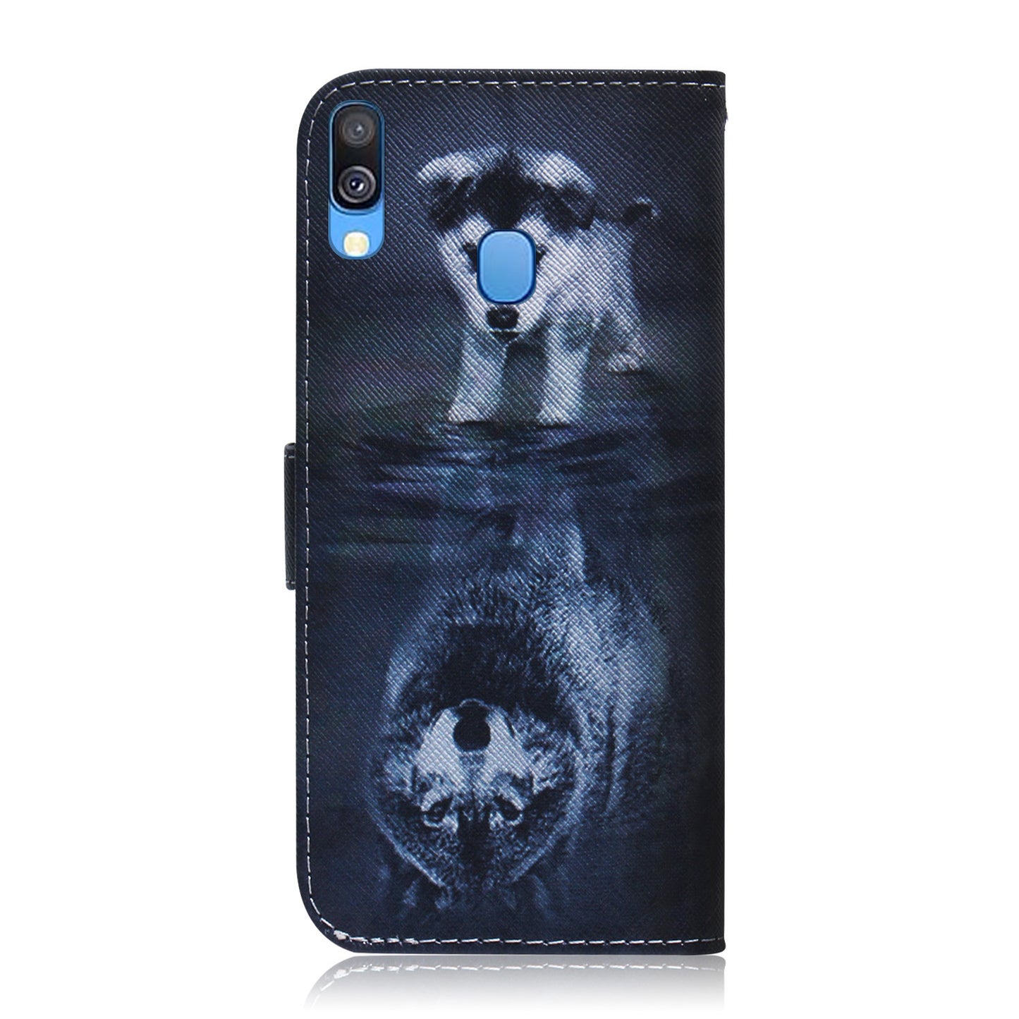 Patterned Leather Wallet Case for Samsung Galaxy A40