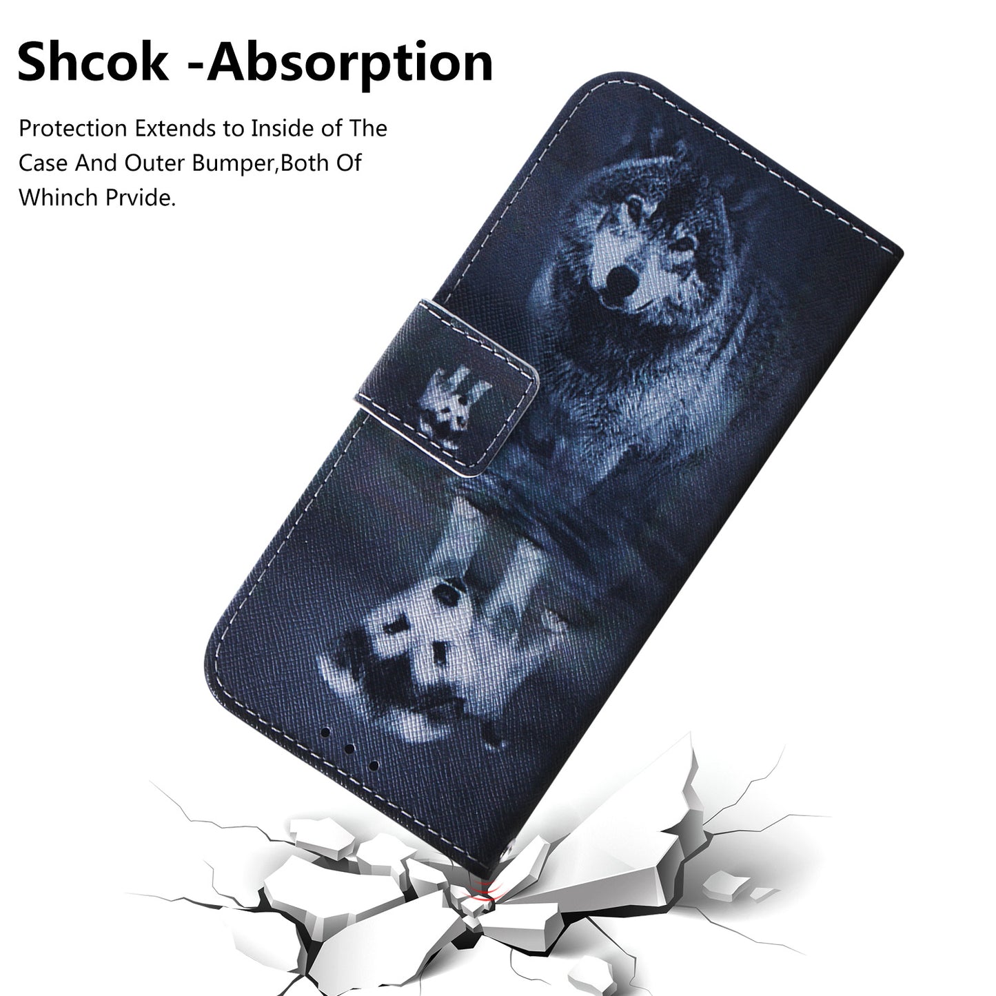 Patterned Leather Wallet Case for Samsung Galaxy A40