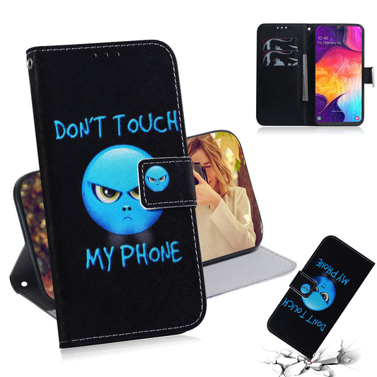 PU Leather Pattern Printing Wallet Stand Phone Protective Case for Samsung Galaxy A50/A50s/A30s