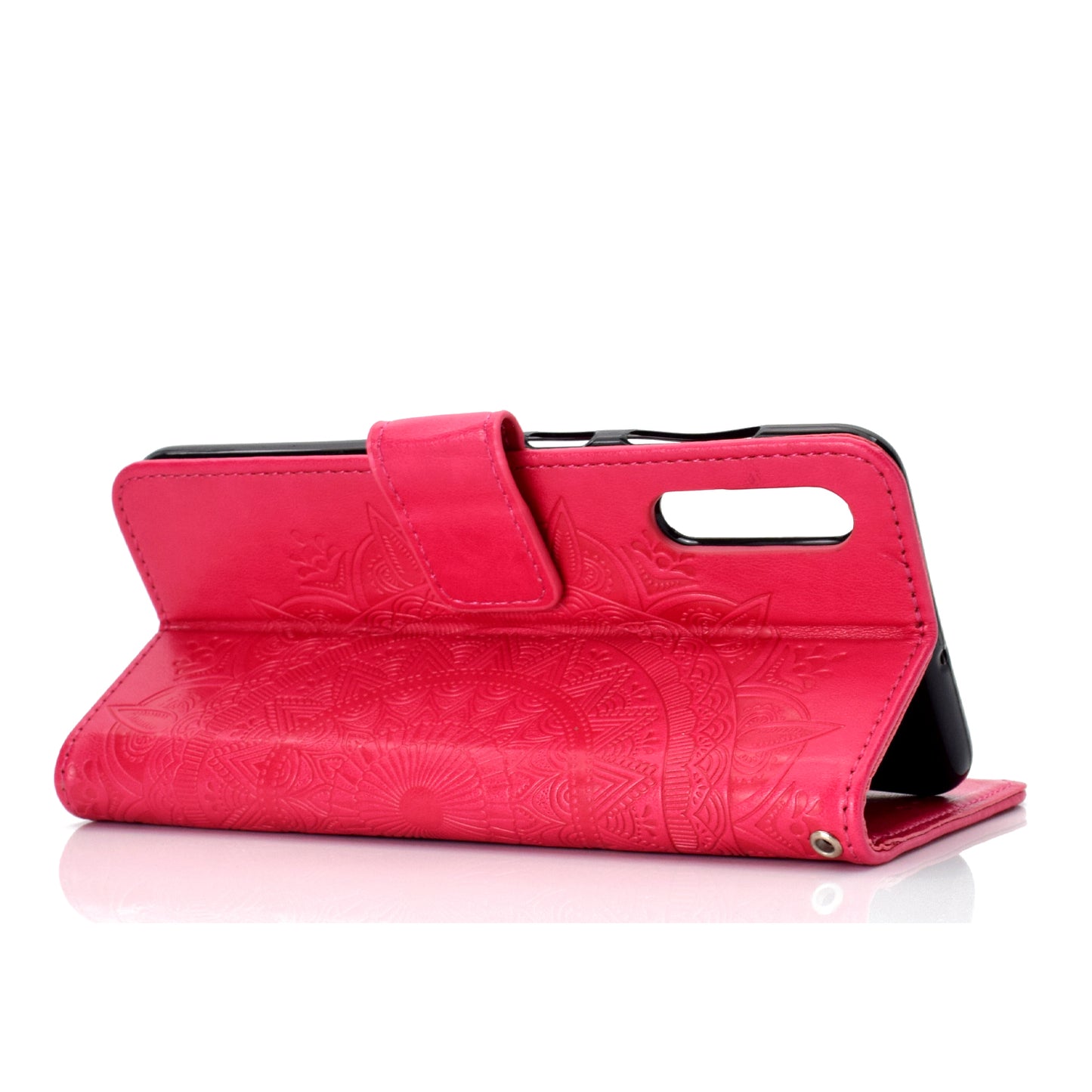 Imprint Flower Leather Wallet Case for Samsung Galaxy A50 / A50s / A30s