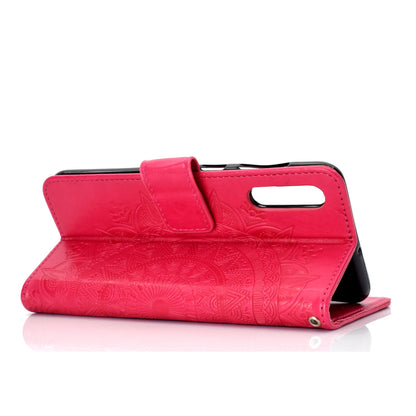 Imprint Flower Leather Wallet Case for Samsung Galaxy A50 / A50s / A30s