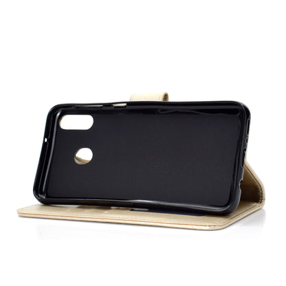 Imprint Flower Leather Wallet Case for Samsung Galaxy A30/A20