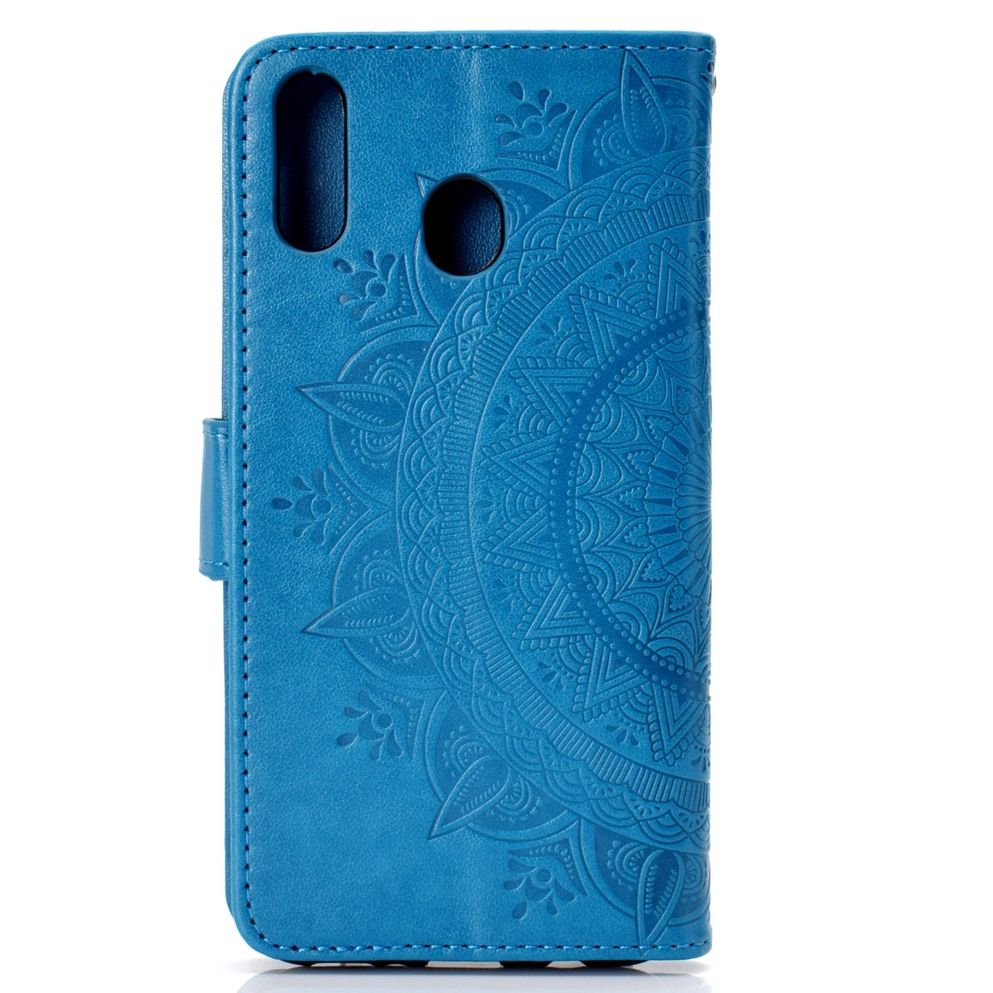 Imprint Flower Leather Wallet Case for Samsung Galaxy A30/A20