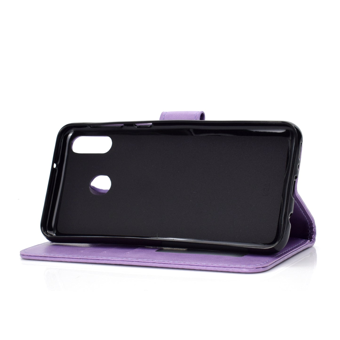 Imprint Flower Leather Wallet Case for Samsung Galaxy A30/A20