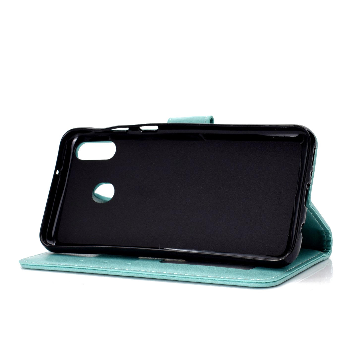 Imprint Flower Leather Wallet Case for Samsung Galaxy A30/A20