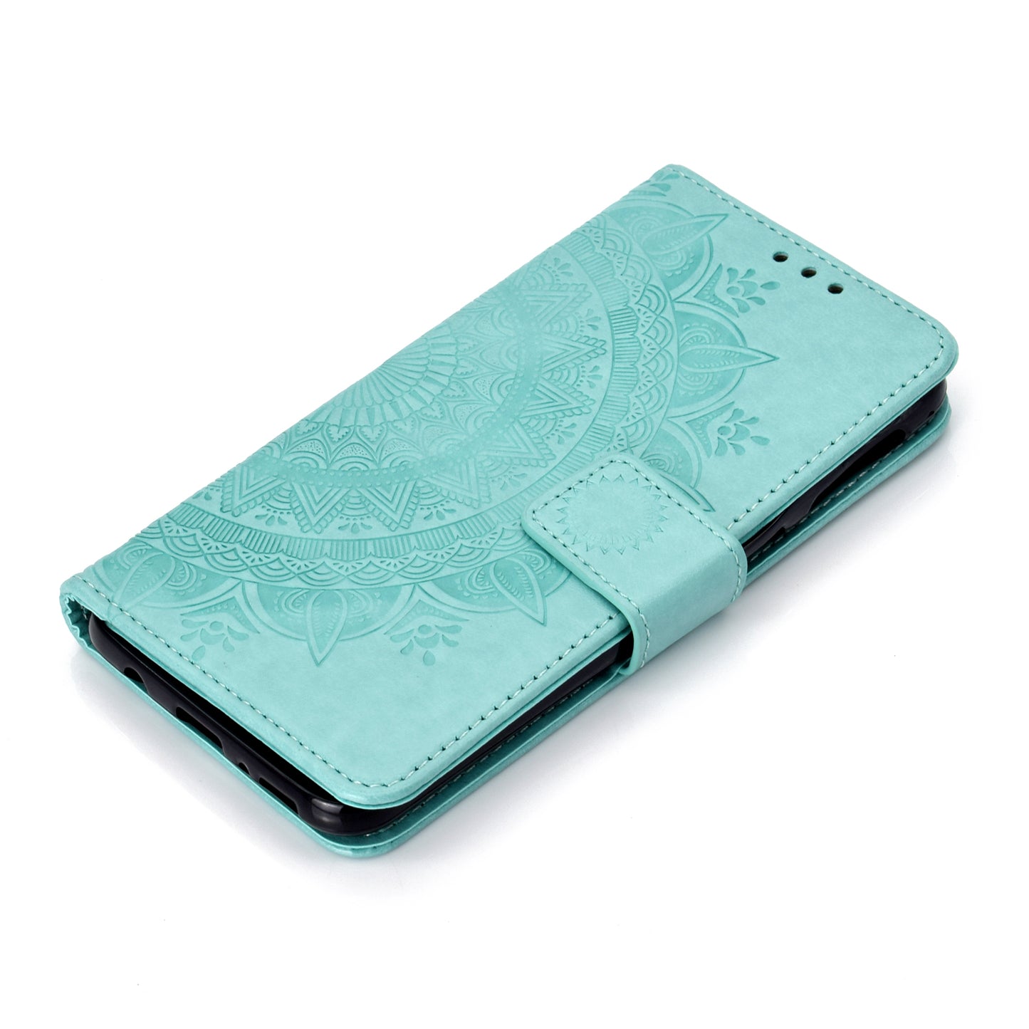 Imprint Flower Leather Wallet Case for Samsung Galaxy A30/A20