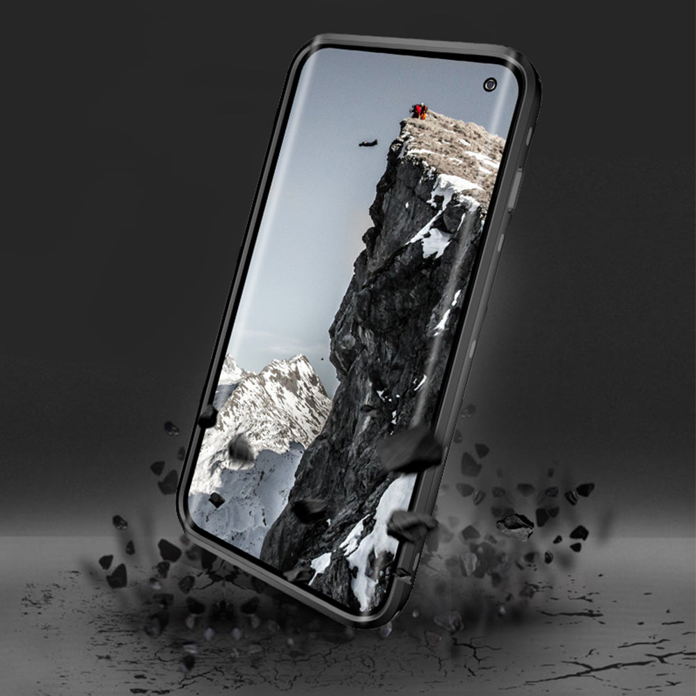 REDPEPPER IP68 Waterproof Phone Case Fingerprint Unlock Clear Back Case for Samsung Galaxy S10