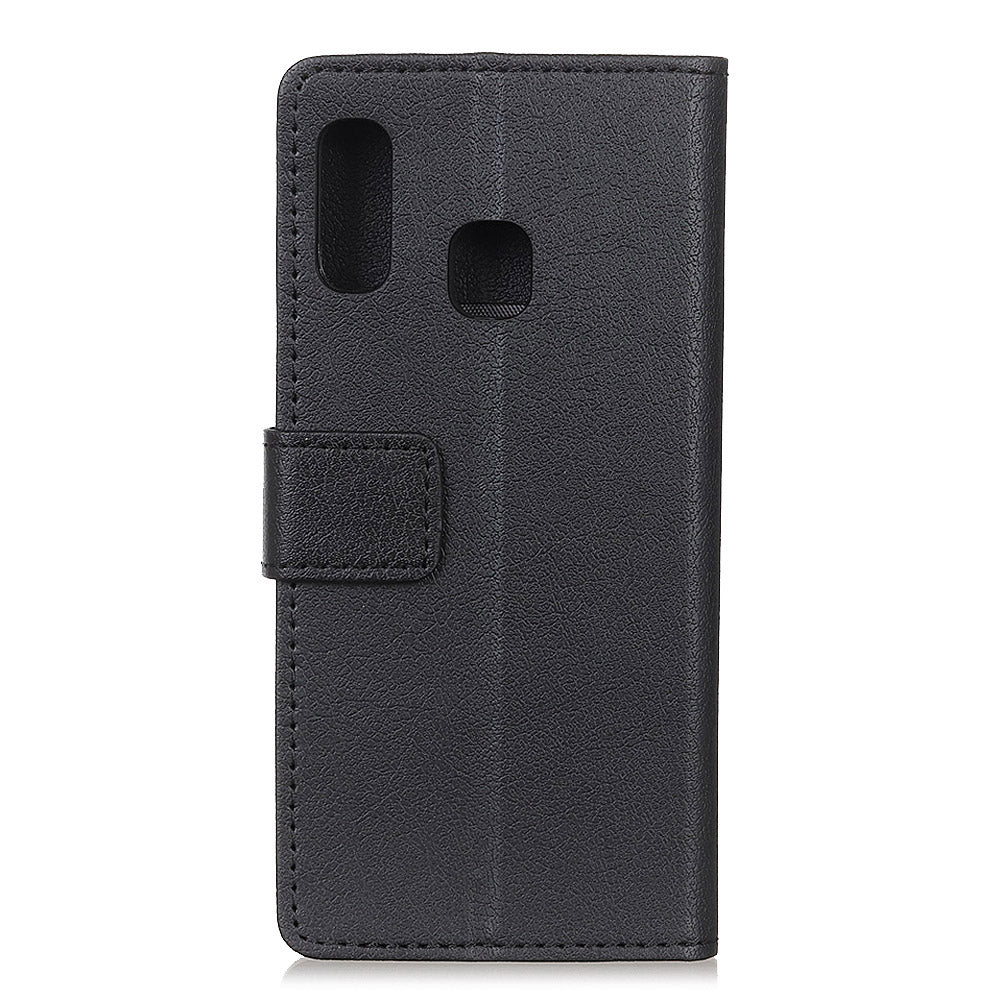 PU Leather Magnetic Stand Wallet Protective Case for Samsung Galaxy A20e