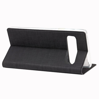 VILI DMX Cross Texture Stand Leather Card Holder Case for Samsung Galaxy S10 5G