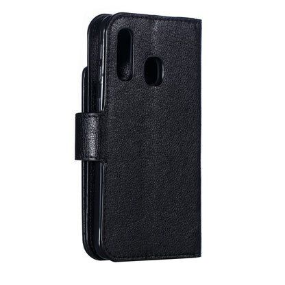 For Samsung Galaxy A40 [9 Card Slots] Crazy Horse Wallet Leather Mobile Case