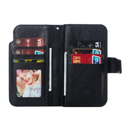 For Samsung Galaxy A40 [9 Card Slots] Crazy Horse Wallet Leather Mobile Case