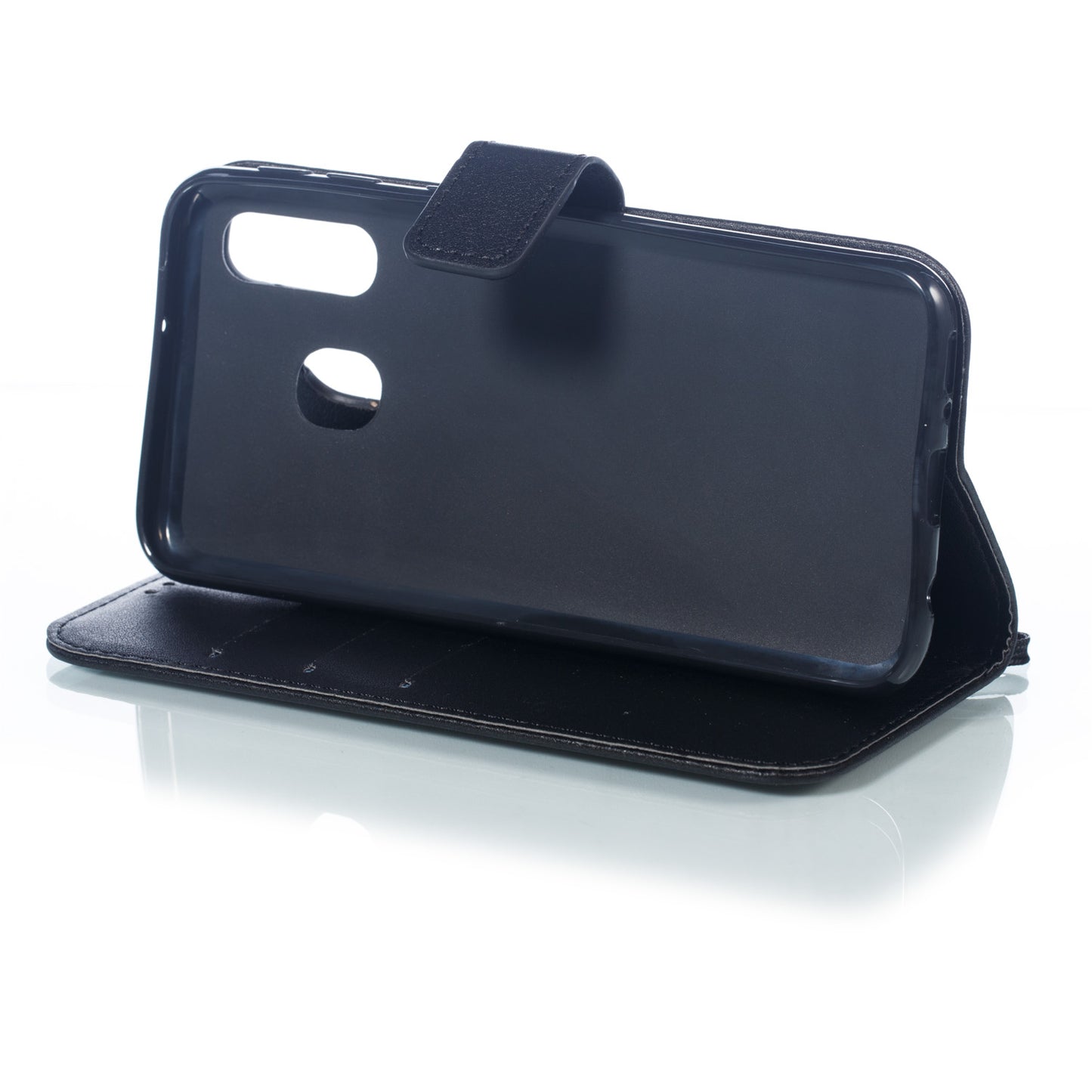 Wallet Stand Leather Case Accessory for Samsung Galaxy A40