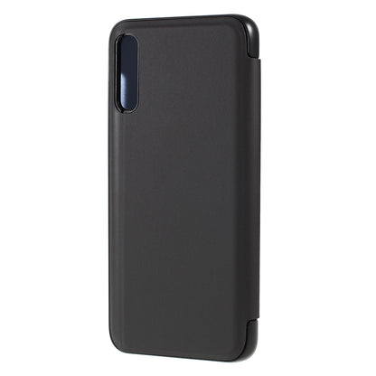 View Window Plated Mirror Surface Leather Stand Case for Samsung Galaxy A70