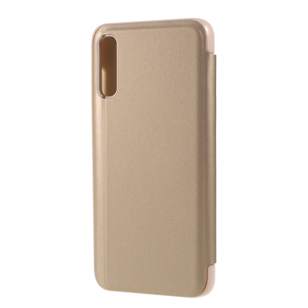 View Window Plated Mirror Surface Leather Stand Case for Samsung Galaxy A70