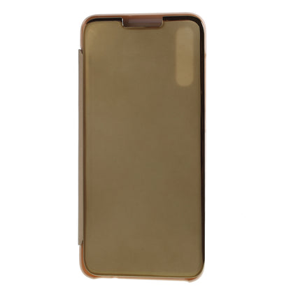 View Window Plated Mirror Surface Leather Stand Case for Samsung Galaxy A70