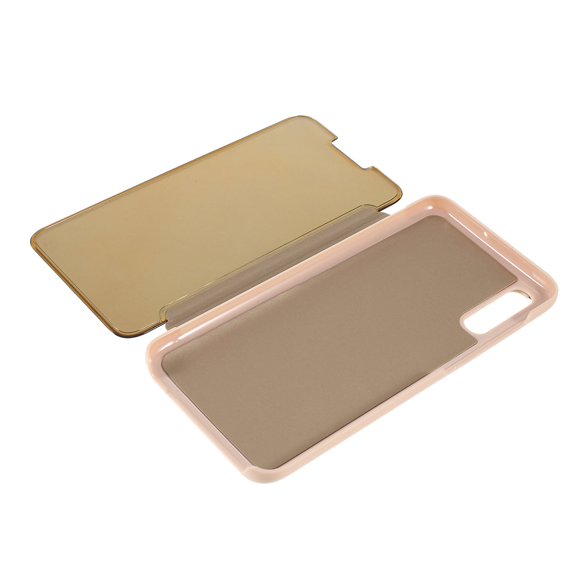 View Window Plated Mirror Surface Leather Stand Case for Samsung Galaxy A70