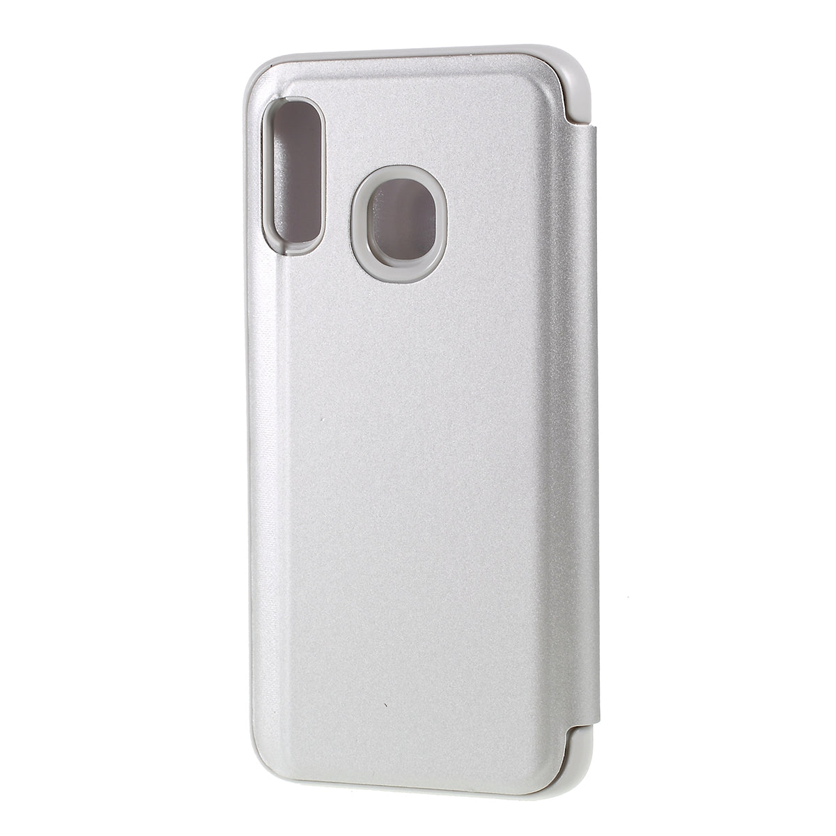 View Window Plated Mirror Surface Leather Stand Casing for Samsung Galaxy A40