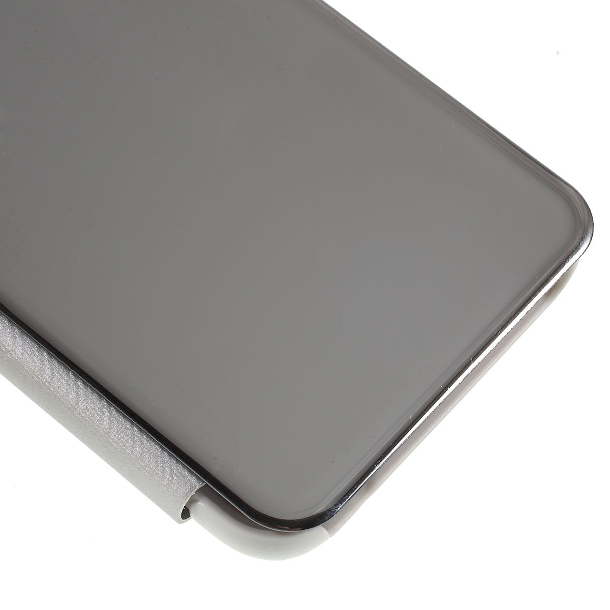 View Window Plated Mirror Surface Leather Stand Casing for Samsung Galaxy A40