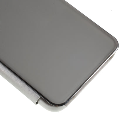 View Window Plated Mirror Surface Leather Stand Casing for Samsung Galaxy A40