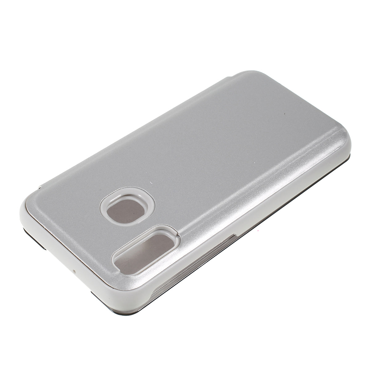 View Window Plated Mirror Surface Leather Stand Casing for Samsung Galaxy A40