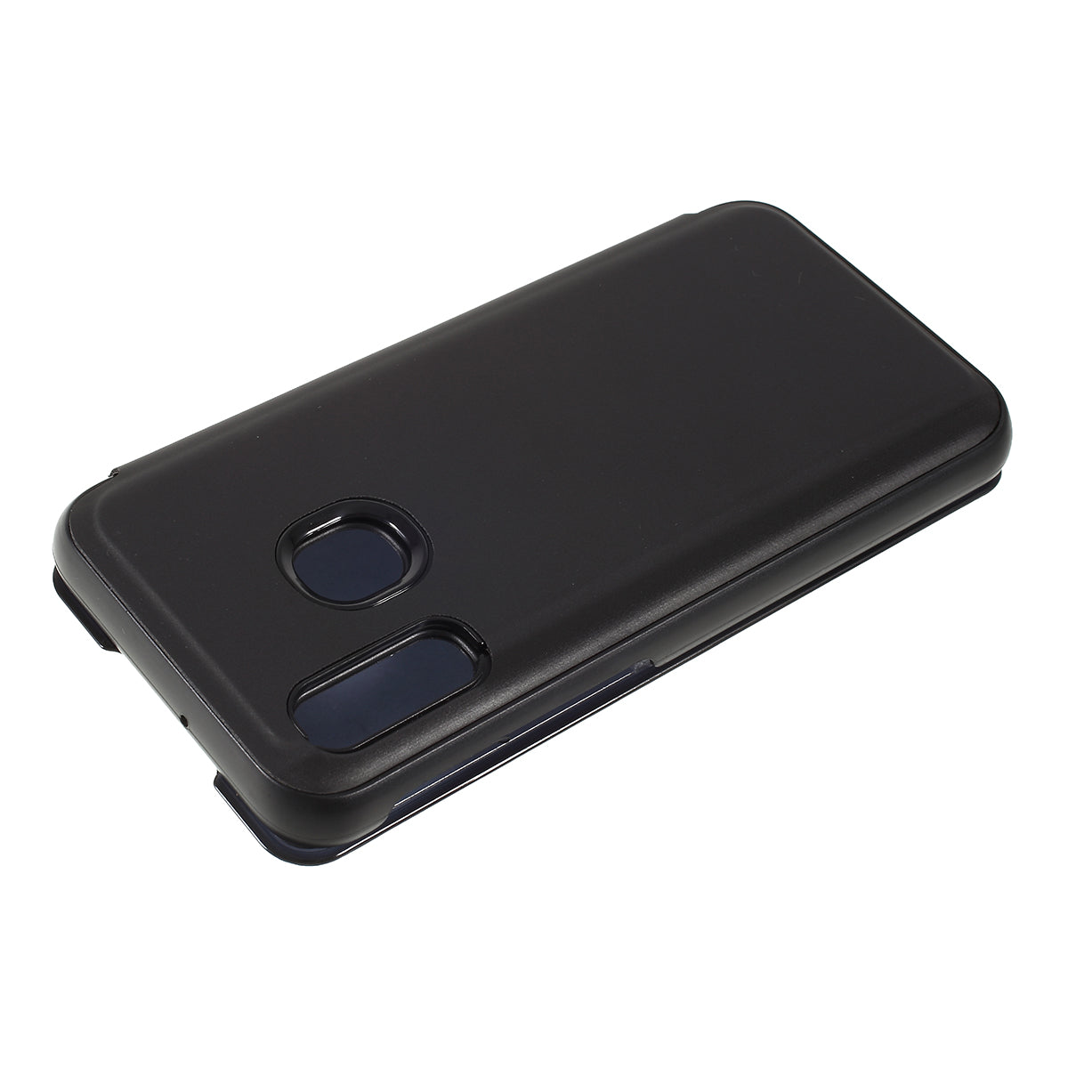 View Window Plated Mirror Surface Leather Stand Casing for Samsung Galaxy A40