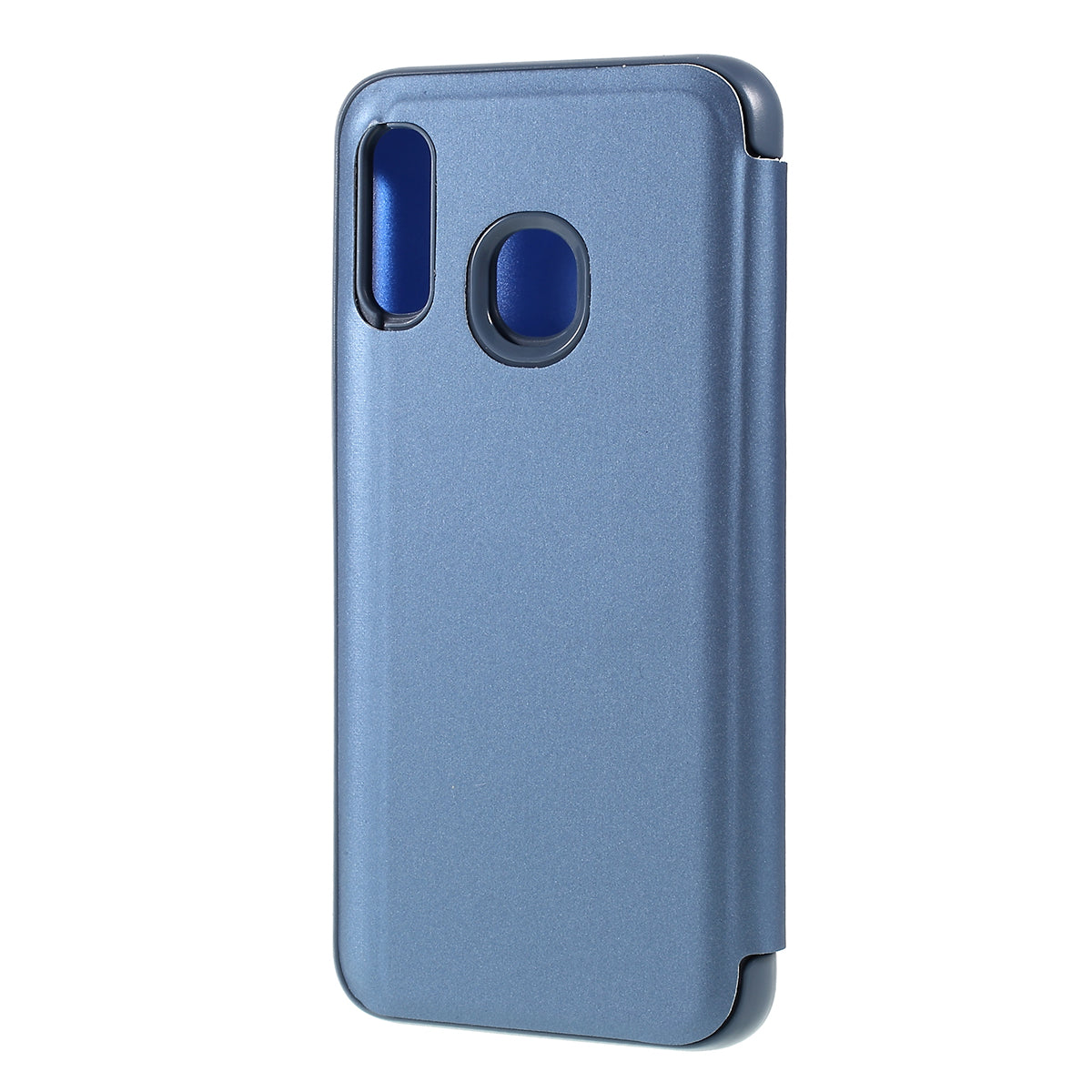 View Window Plated Mirror Surface Leather Stand Casing for Samsung Galaxy A40