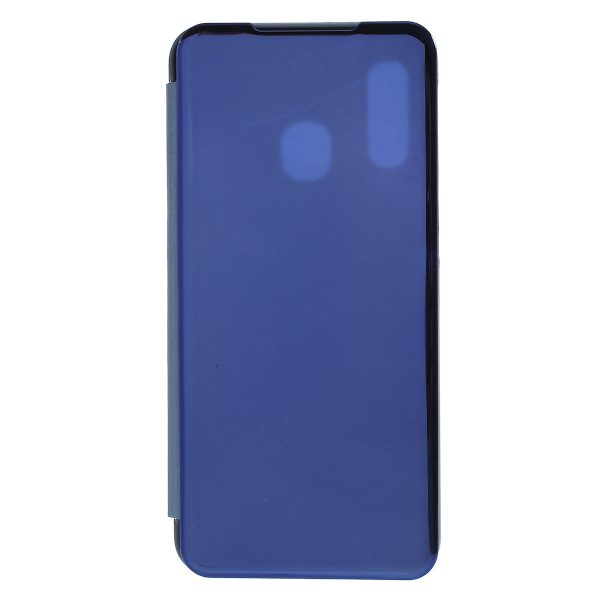 View Window Plated Mirror Surface Leather Stand Casing for Samsung Galaxy A40