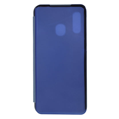 View Window Plated Mirror Surface Leather Stand Casing for Samsung Galaxy A40