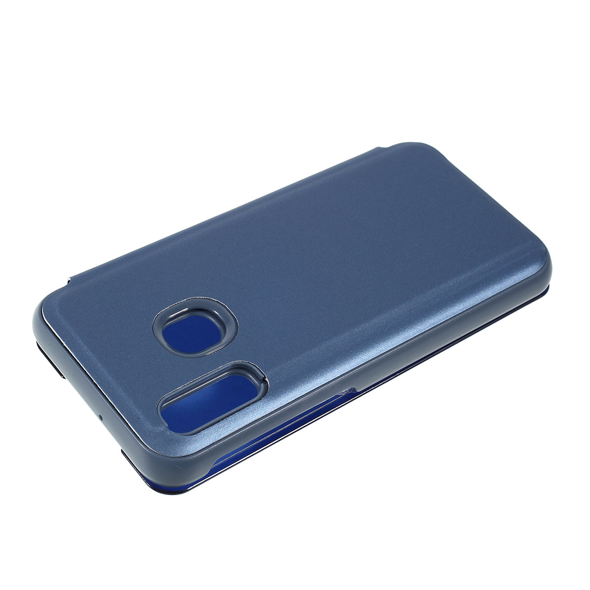 View Window Plated Mirror Surface Leather Stand Casing for Samsung Galaxy A40