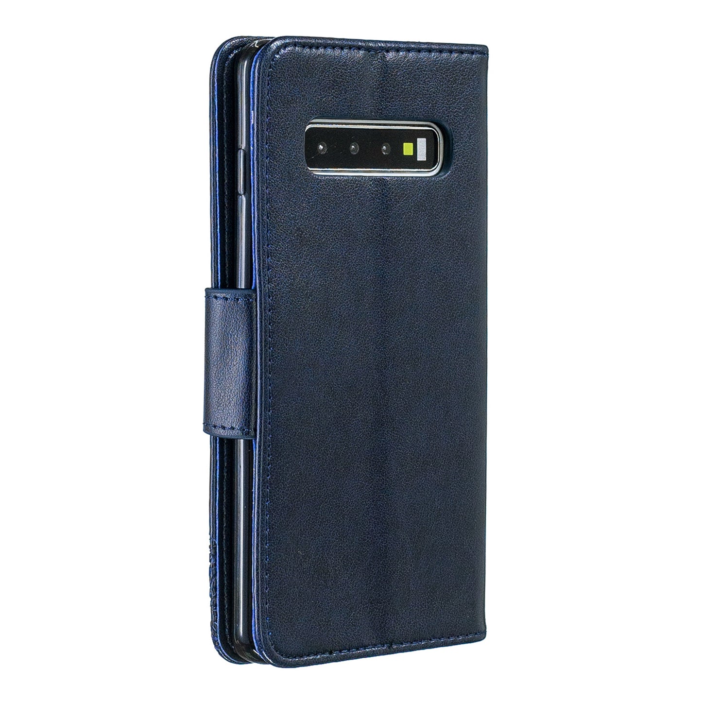 Imprint Butterfly Leather Wallet Phone Case for Samsung Galaxy S10