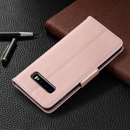 Imprint Butterfly Leather Cover Wallet Phone Case for Samsung Galaxy S10 Plus
