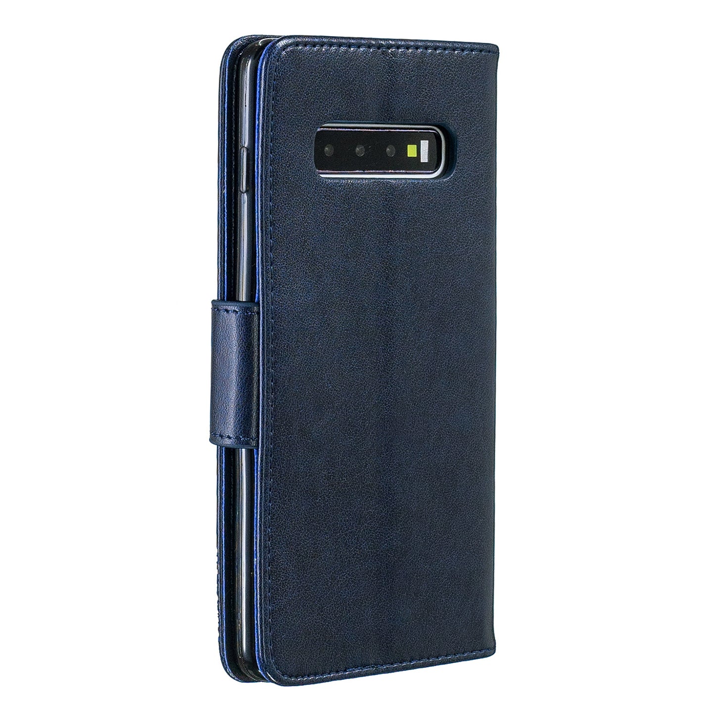 Imprint Butterfly Leather Cover Wallet Phone Case for Samsung Galaxy S10 Plus
