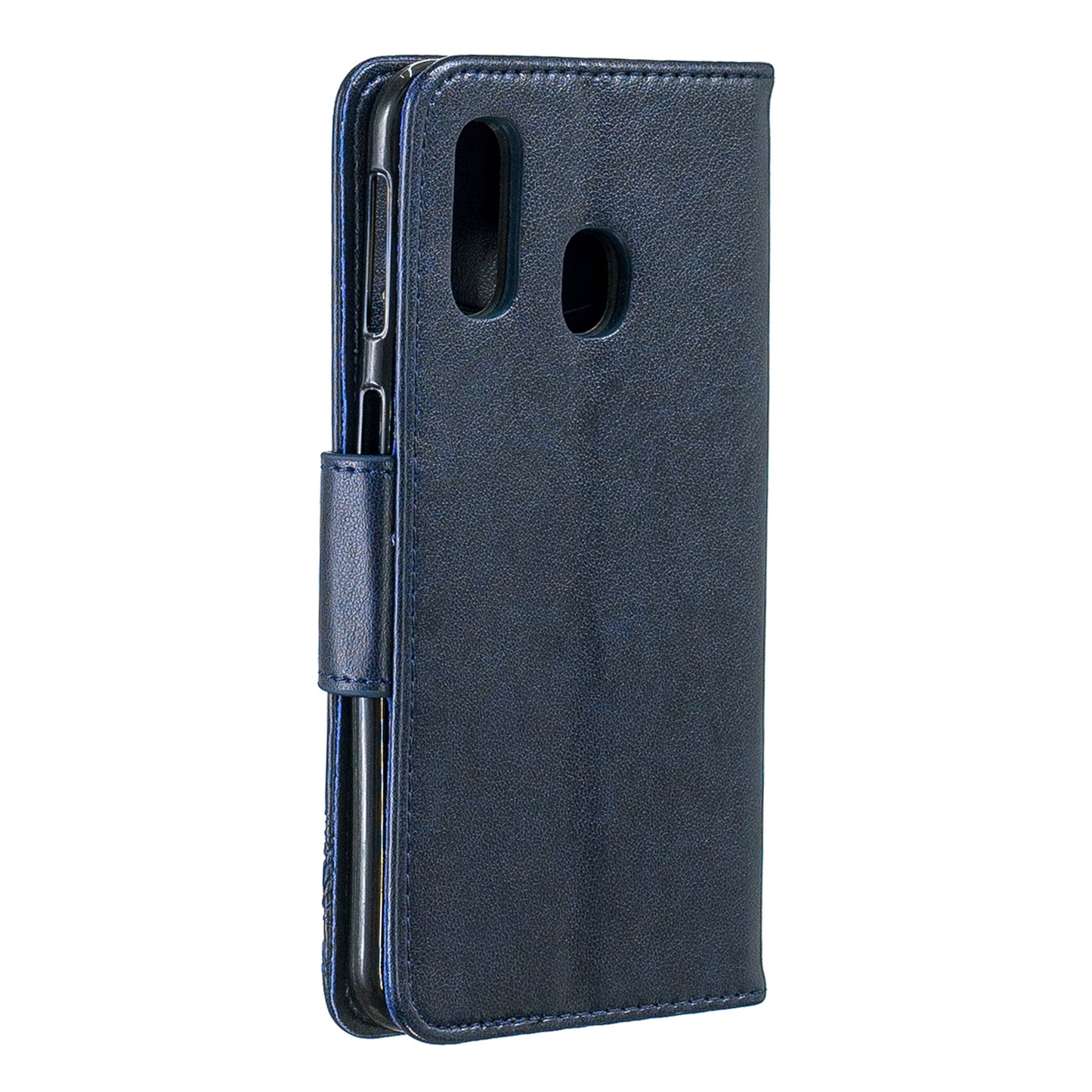 For Samsung Galaxy A40 PU Leather Imprint Butterflies Phone Case