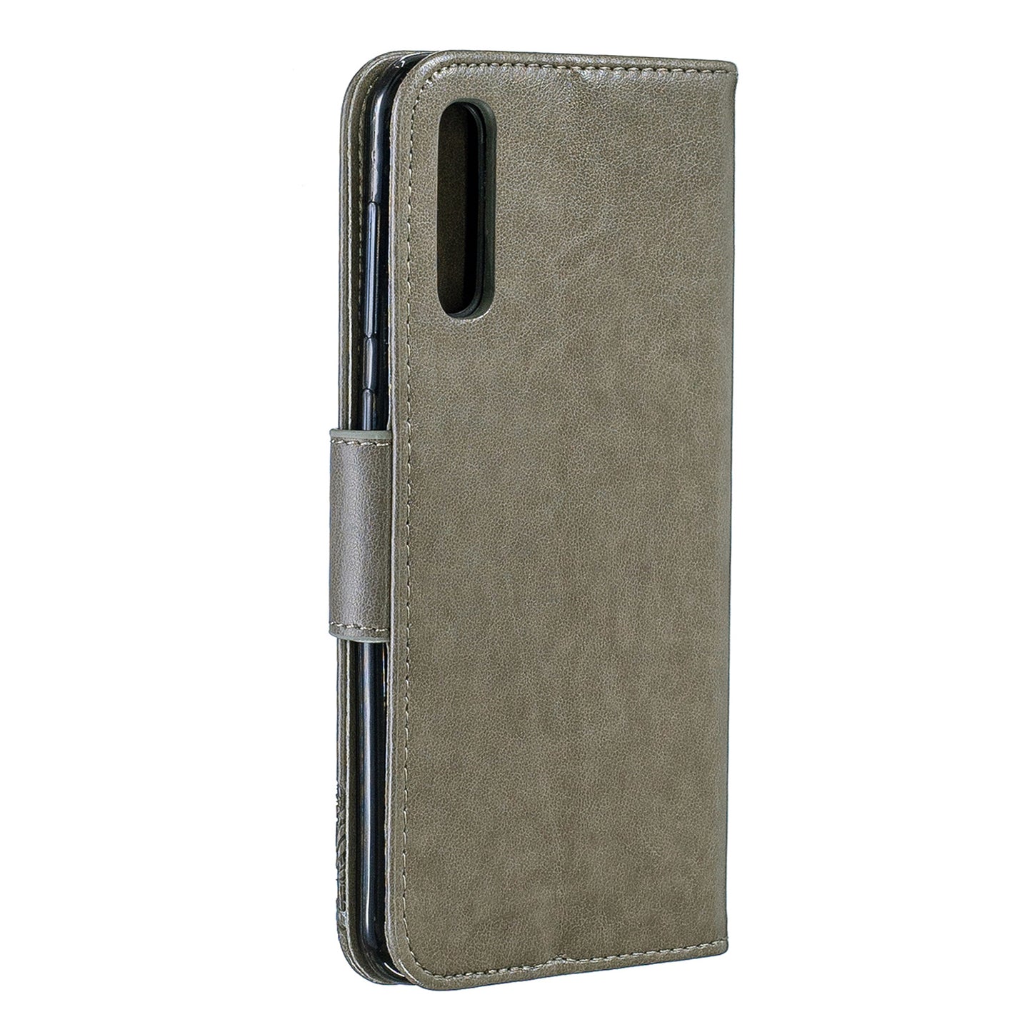 For Samsung Galaxy A50/A50s/A30s PU Leather Imprint Butterflies Phone Case
